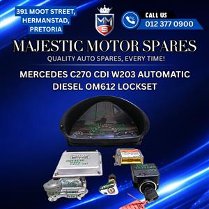 Mercedes C270 CDI W203 Diesel OM612 Lockset – Used