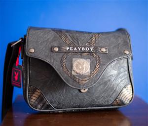 Handbag - Playboy - grey and trip