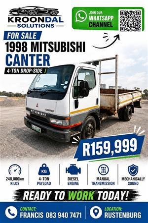 1998 Mitsubishi Canter 4 ton drop-side