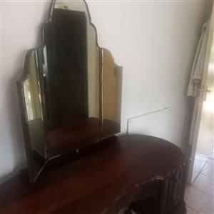 Solid Imbuia Dressing Table