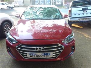 2018 HYUNDAI ELANTRA 1.6GLS SEDAN MANUAL PETROL MAROON REVERSE LEATHER  SENSER  71.000KM 