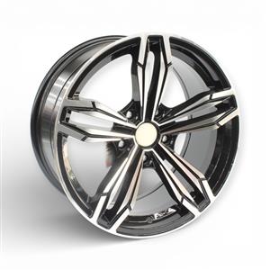 17″ GR-POINTER 5/120 Black Machine Face Alloy Wheels