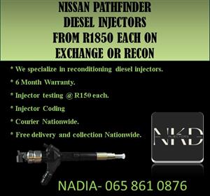 NISSAN PATHFINDER DIESEL INJECTORS FOR SALE 