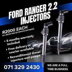 FORD RANGER 2.2 INJECTORS FOR SALE WITH WARRANTY 