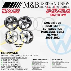 AMG Rims 20 Inch (Set) (Second Hand) Suitable for Mercedes-Benz ML W