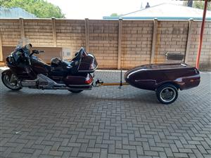Honda Goldwing 1800 with trailer