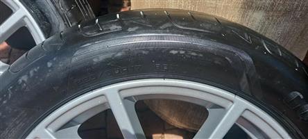 17'inch tyres with BMW mags
