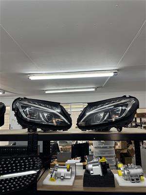 Mercedes Benz Complete W205 Double Xenon Headlights
