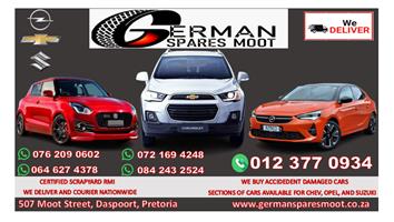 German Spares Moot Offers New and Used Spares for Chev, Suzuki, and Opel 