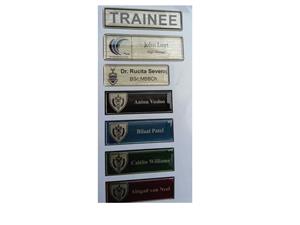 Domed Name Tags R49 each