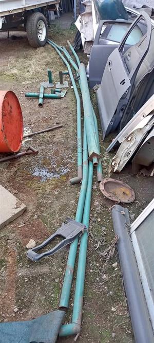 Shadenet carport frame tripple