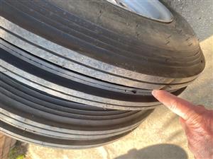 Tractor Rims 5.5 x 16 & Tyres 