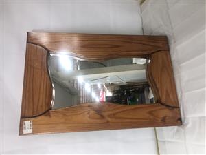 Wooden Framed Mirror 