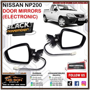 Nissan NP200 Door Mirrors (Electronic)