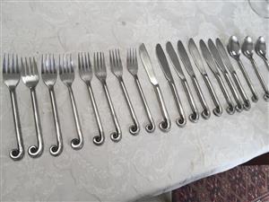 Unique Hand made Indian Cutlery pieces - 19 pieces in total