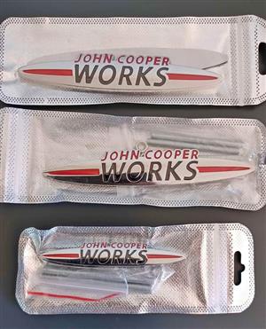 MINI JCW badges emblems decals stickers keyrings MINI JCW badges emblems decals stickers keyrings