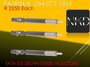 AFFORDABLE DIESEL INJECTORS FOR TATA 3.0 DELPHI DIESEL INJECTORS FOR SALE