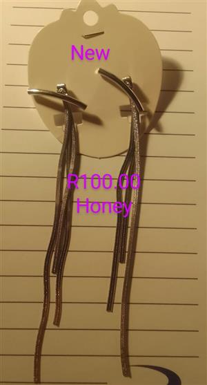 Honey Silver Earings