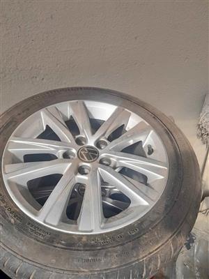 Polo 8 tsi 15 inch rims 5 hole
