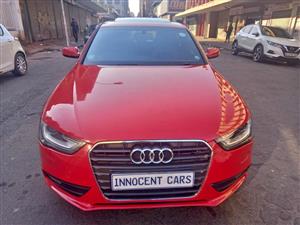 2013 AUDI A4 TFSI 2.0 PETROL, AUTOMATIC SUNROOF, RED COLOUR