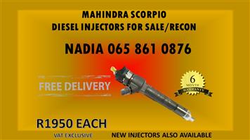 MAHINDRA SCORPIO DIESEL INJECTORS FOR SALE OR TO RECON WITH WARRANTY