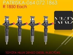 AFFORDABLE DIESEL INJECTORS FOR TOYOTA HILUX FOR SALE