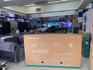 Brand New Hisense 70 inch smart 4k ultrs hd TV is on black Friday special 