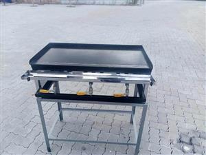 3burner flat top Griller 450x700mm