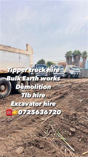 Tipper Truck Hire in Johannesburg 