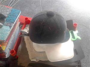 Horse riding helmet,boots,bits