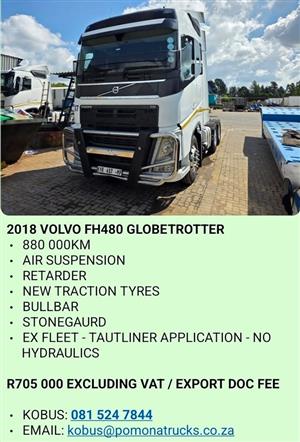 2018 VOLVO FH480 GLOBETROTTER