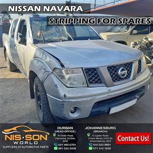 NISSAN NAVARA STRIPPING FOR SPARES