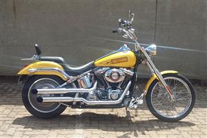 Very Nice Softail Deuce, Smothered in Chrome Extras!
