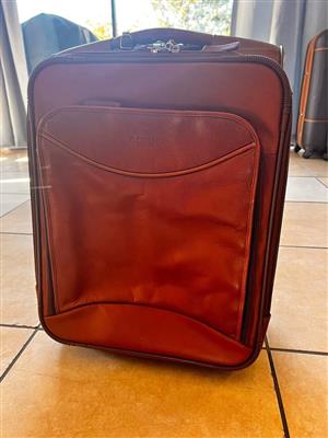 Cellini Oxford Leather Carry-On Trolley Bag – Business Travel Case • Unused