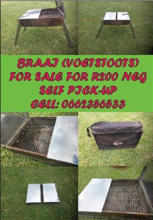 Braai for sale. Voetstoots