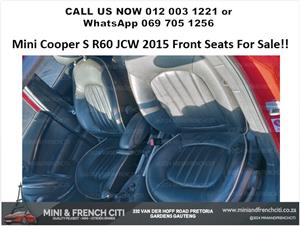MINI COOPER S R60 JCW FRONT SEATS – SPORTY STYLE MEETS COMFORT