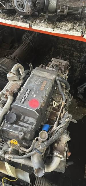 Mitsubishi 4M42 T Engine.