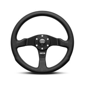 Momo Competition Black Leather Sport Steering Wheel (350mm)