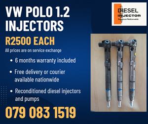 VW POLO 1.2 INJECTORS FOR SALE WITH WARRANTY 