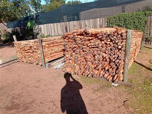 3.6m raw pine droppers