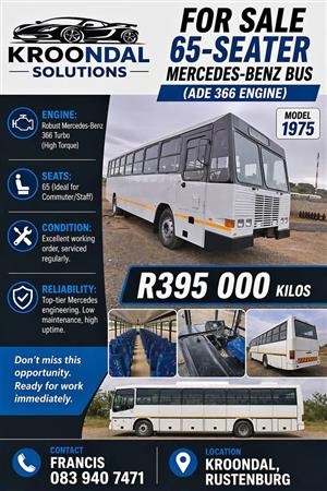 1975 Mercedes Benz 65 seat bus