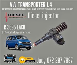 VW Transporter 1.4 Diesel Injector for sale on service exchange or to recon