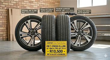 : 18" VW R-Line Mags & Hankook Tires (Set of 4)– Lydenburg