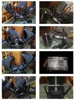 Double toddler stroller