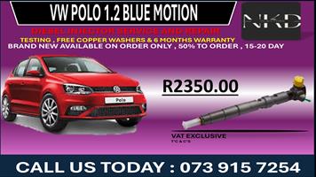 Vw Polo 1.2L Bluemotions Diesel Fuel Injectors 