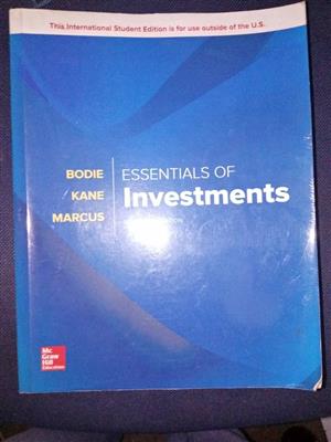 International Student Edition of Essentials of Investments