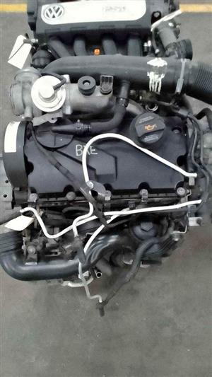 VW BXE 1.9L TDI COMPLETE ENGINE FOR SALE