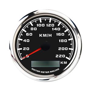 MOTOR METER RACING W Pro 85mm 3-3/8″ Speedometer Digital Odometer