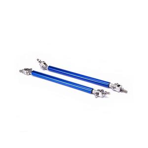 Bumper-Spoiler Anodized Aluminium Splitter Rods - 75mm - Blue(pair)