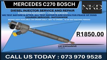 Mercedes C70 Bosch Diesel Injectors 